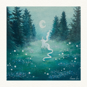 The Misty Pines Print