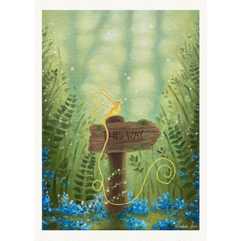 Down the Other Path Print